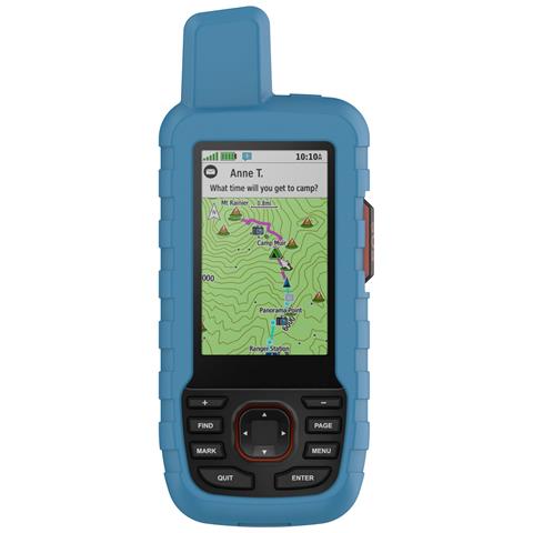 Custodia In Silicone Per Garmin Gpsmap 66i 67i - Protezione Migliorata Blue - Foto 6