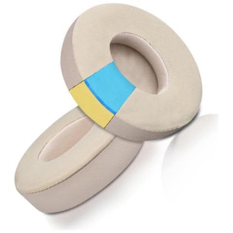 Cuscinetti Auricolari Rrescanti In Gel Per Cuffie Beats Solo 2 E 3 Gold - Foto 3