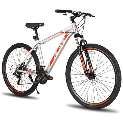 Mountain Bike da 29 Pollici 21 Velocità Argento /Rosso - Foto 2