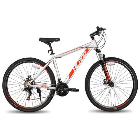 Mountain Bike da 29 Pollici 21 Velocità Argento /Rosso - Foto 1