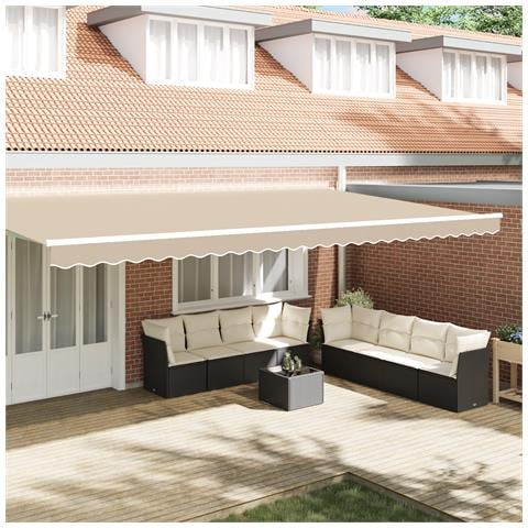 Tenda Valance per struttura 6 m Beige 5,8x0,2 m - Foto 2