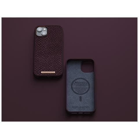 Salmon Leather Magsafe Case - iPhone 14 Plus - Rust - Foto 2