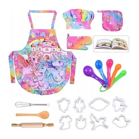 Set Di Accessori Da Cucina Per Bambini 17 Pezzi Motivo Unicorno - Foto 1