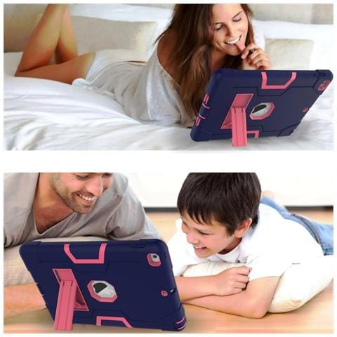 Custodia Per Ipad 6/5 9.7"" Armored Con Supporto Blu Navy - Foto 4
