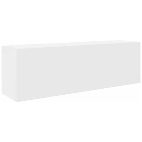 Mobile da Bagno a Parete Bianco 100x25x30 cm in Truciolato - Foto 1