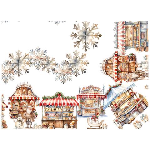 Tovaglia Copritavolo Cucina 100% Cotone Digitale Disegno Villaggio Gi 150x180 Villaggio - Foto 2