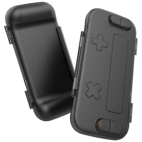 Custodia Protettiva Nera In Abs Cristallo Per Cross Button Nintendo Switch 2 - Foto 1