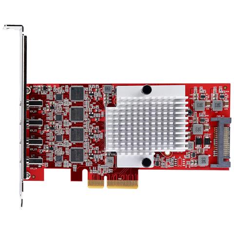 Scheda PCIe USB-C a 4 Porte, USB 3.2 10Gbps, Scheda di Espansione PCI Express USB Type-C con 4 Controller USB Indipendenti, Windows /Linux /macOS, TAA - Foto 10