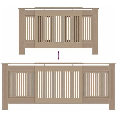 Copertura per radiatori 2 pcs Marrone - Foto 9