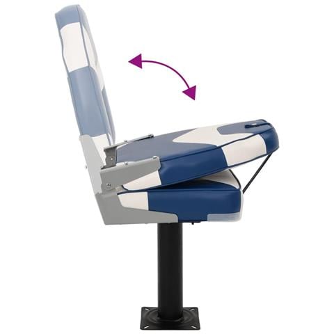 Set Sedile da Barca Pieghevole 4 pz con Schienale Alto - Foto 9