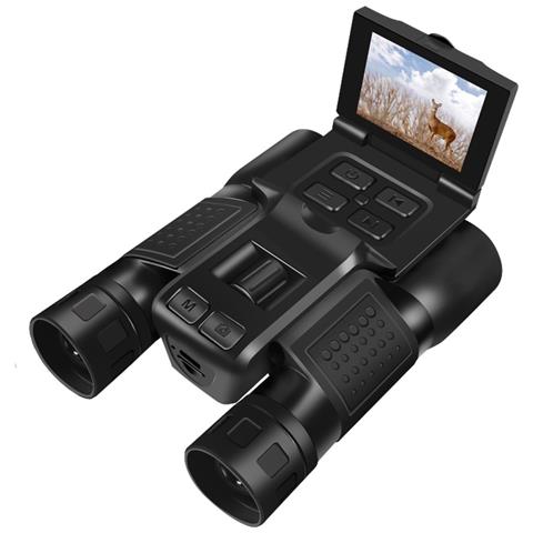 Binocolo Digitale Con Video 2.5k Uhd E Fotocamera 48mp, Ingrandimento 12x E Visione Notturna Starlight - Foto 1