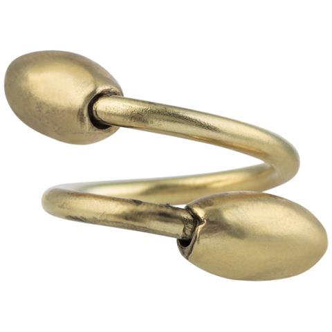 Anello A Doppia Goccia In Oro - Foto 2