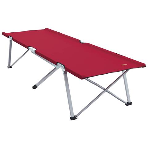 Letto da campeggio pieghevole Rosso 62 x 194 x 42 cm - Foto 1