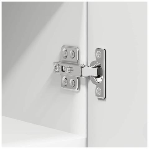 Armadio pensile con porta Riga 2 pcs Bianco 30 x 31 x 40 cm - Foto 9