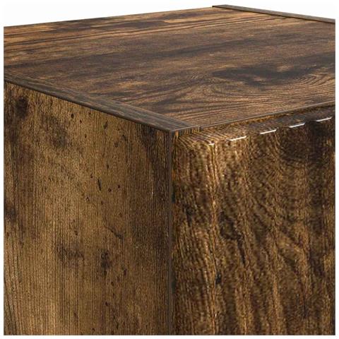 Mobile TV da parete Rovere fumé 30 x 31 x 100 cm - Foto 9