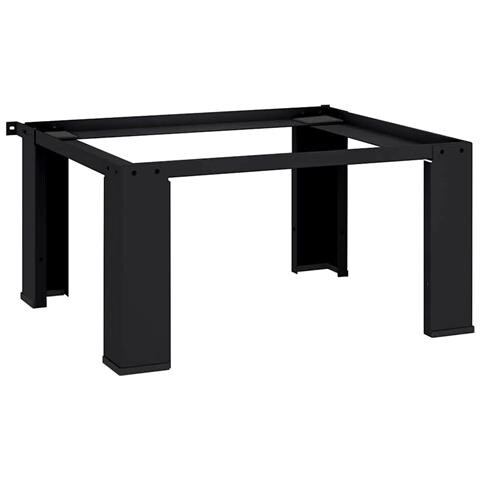 Pedestallo per Lavatrice Nero 64 x 55 x 32,5 cm Acciaio - Foto 1