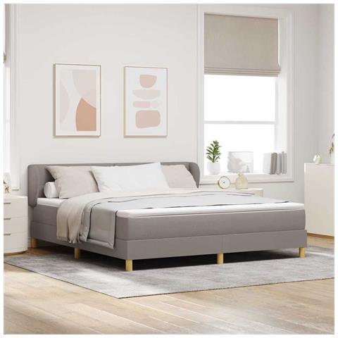 Letto a molle con materasso Talpa 180 x 200 cm Tessuto - Foto 2