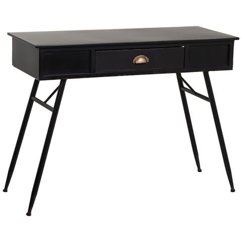 Mobile Da Ingresso In Metallo Nero 100x40x75h - Foto 1