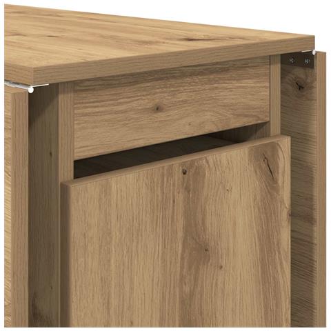 Tavolo da Pranzo 2 pcs 140 x 80 x 77 cm Legno ingegnerizzato - Foto 9