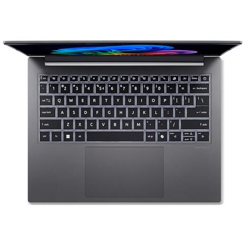 TravelMate TMX414-51-TCO-58LJ Copilot+ PC Intel Core Ultra 5 228V Computer portatile 35,6 cm (14") WUXGA 32 GB LPDDR5x-SDRAM 512 GB SSD Wi-Fi 7 (802.11be) Windows 11 Pro Grigio - Foto 2