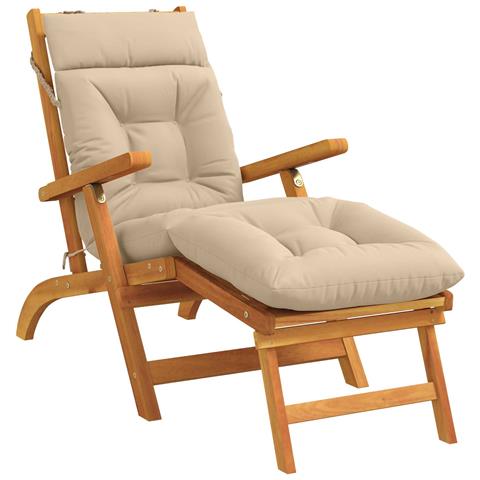Cuscino per Lettino VIANEN 100% Poliestere Crema - Foto 2