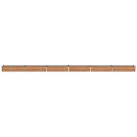 Letto rialzato da giardino Marrone legno 600 x 40 x 24 cm - Foto 2