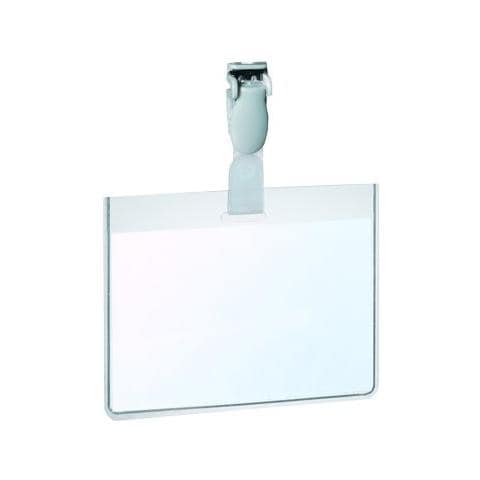 conf. 25 Badge in PVC con clipin plastica 8143-19 - Foto 1