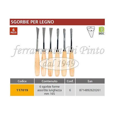 Serie 6 Sgorbie Per Legno Bedani Per Tornio Tornire Micro Tornio - Foto 1