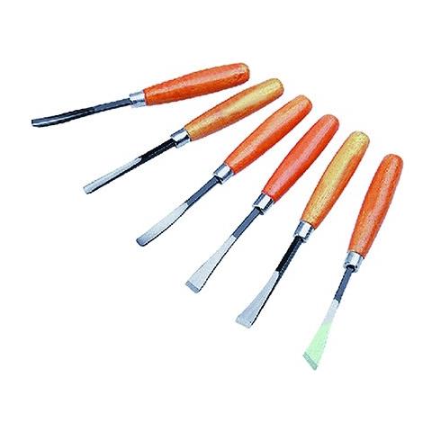 Serie 6 Sgorbie Per Legno Bedani Per Tornio Tornire Micro Tornio - Foto 2