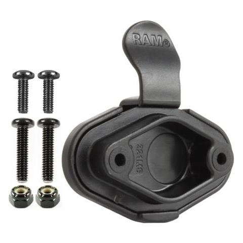 Ram Mount RAP-B-354-75U - Supporto Scotty/Hobie Per Barche | Cilindro Espandibile Nautico