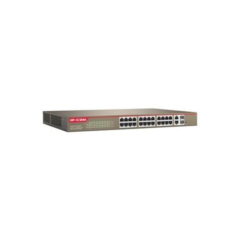 ver Switch Managed 24 Porte 100m+2 Port Gigabit Tp / sfp Combo Poe Grey - Foto 1