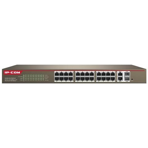 ver Switch Managed 24 Porte 100m+2 Port Gigabit Tp / sfp Combo Poe Grey - Foto 4