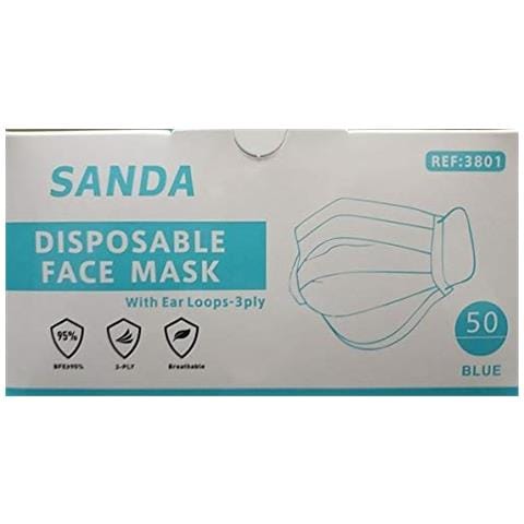 Maschera 3 Strati-filtro Per Polvere, Chirurgico Cf. 50 Pezzi - Foto 2