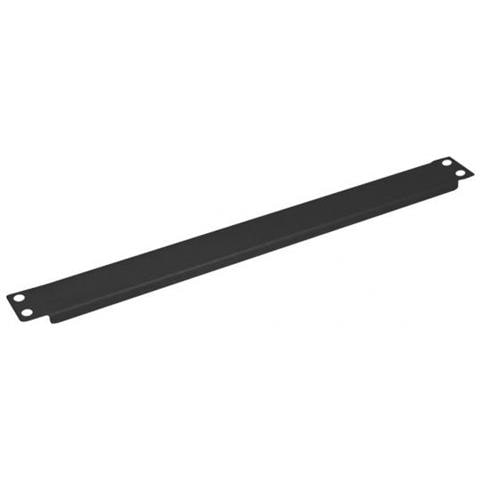 19 Blank Panel 1u. Metal. Black - Foto 1