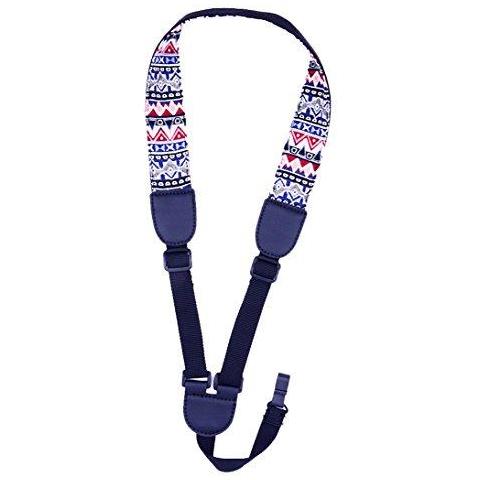Clip-on Ukulele Cinghia Stile Della Boemia Maglia Ukulele Cinghia Regolabile Al Collo In Cotone Sling Per Ukulele Button-free Cross-torace Uke La Cinghia Senza Viti Le Mani Libere. - Foto 3