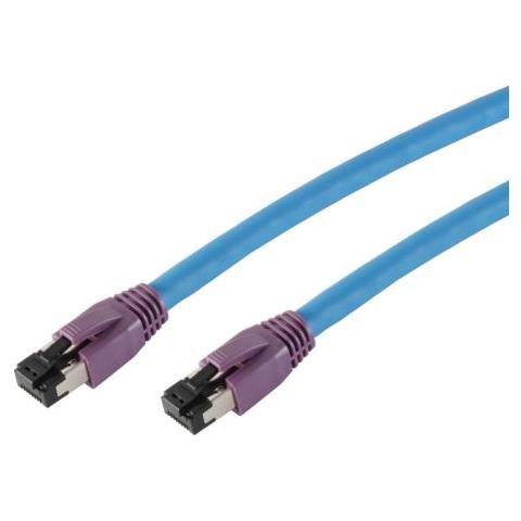 S-conn 08-40041 S/ftp (s-s-s-stp) Cavo Di Rete Blue 3m Cat8 (08-40041) - Foto 1