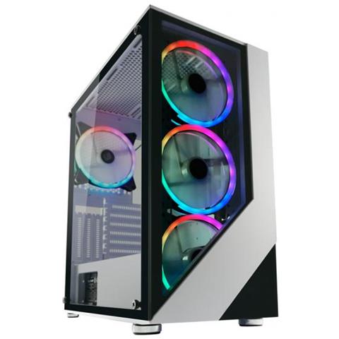 Lc-power Gaming 803w Midi Tower Nero, Bianco - Foto 1