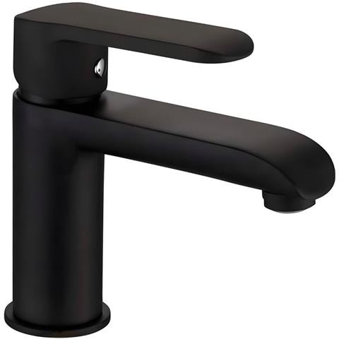 Miscelatore Rubinetto Puma Per Lavabo In Ottone Colore Nero Opaco Con Piletta - Foto 2
