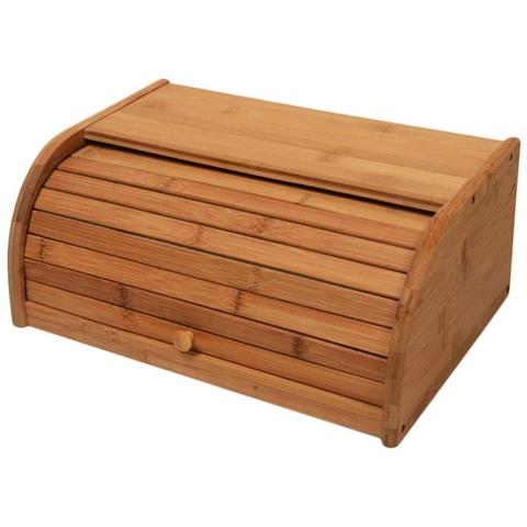 Grande Portapane In Stile Shabby Chic Con Finestra - Contenitore Per Pane Per Piano Cucina - Colore Nero Opaco - 2
