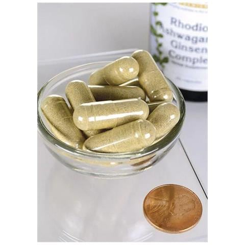 Complesso Adattogeno Rhodiola, Ashwagandha E Ginseng 60 Capsule - Foto 2