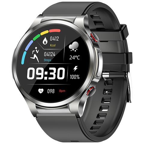 Smartwatch Con Ecg, Pulsazioni, Ossigeno Nel Sangue, Monitor Del Sonno Black - Foto 1