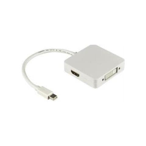 Dp-multi1 Cavo E Adattatore Video 0,2 M Mini Displayport Displayport + Dvi + Hdmi Bianco - Foto 1