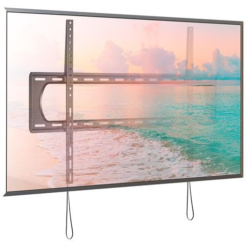 Staffa A Muro Fissa Slim Tv Led Lcd 60-120'' - Foto 3