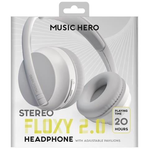 Floxy 2.0 Cuffie Wireless A Padiglione Musica e Chiamate USB tipo-C Bluetooth Bianco - Foto 3