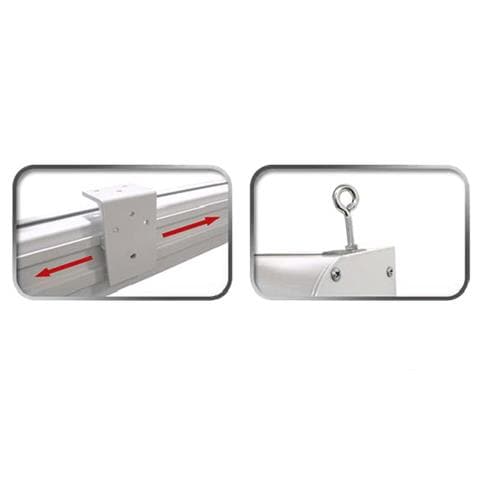 Saker Tab Tension - Schermo Per Proiezione Elettrico - 110 Inch Spirito Maxwhite Fg 244 X 137 (16:9) (vorlauf 60cm) Maxwhite Fg Adatto Per: Proiettore Normale - Foto 2