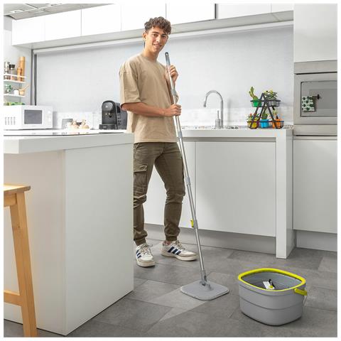 Mocio Rotante Con Autopulizia E Secchio Separatore Selimop Innovagoods - Foto 7