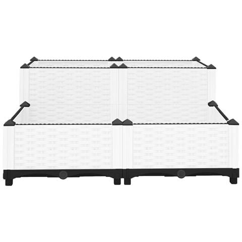 Fioriera Rialzata 80x80x38 Cm In Polipropilene - Foto 3