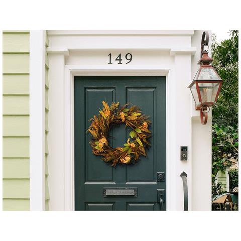 Ghirlanda Decorativa Arancione E Verde Ø 50 Cm Adeje - Foto 1