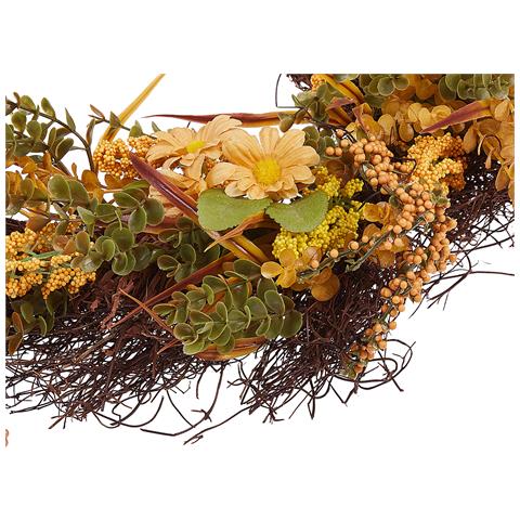 Ghirlanda Decorativa Arancione E Verde Ø 50 Cm Adeje - Foto 2