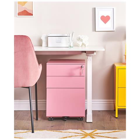 Armadietto Da Ufficio Cami Metallo Rosa - Foto 8